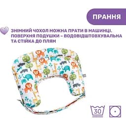 Подушка для годування Chicco Boppy Deluxe біла з синім (79912.86) - мініатюра 5