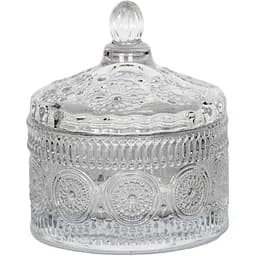 Цукорниця скляна Crystal Imperial з кришкою 8.5 см (83008093)