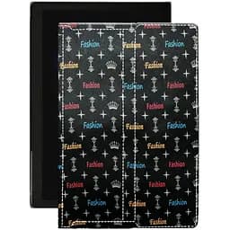 Чохол StatusCASE з екошкіри для планшету Pixus Joker Фешн чорний