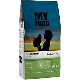 Сухий корм для кошенят My Food Feline Kitten Start Support Суперпреміум для кошенят з куркою 0.5 кг