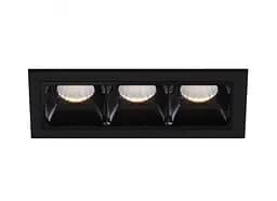 Світильник точковий врізний KLOODI KD-POINT 3X2 6W 4K BK - мініатюра 2