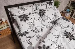 Комплект постільної білизни Moon&Star Бязь Gold Люкс Gray Denim сімейний 160х220х2 наволочки 4х50х70 - мініатюра 3