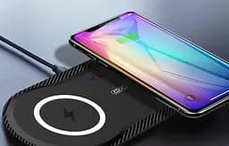 Бездротовий зарядний пристрій XO WX025 20 вт для 2 пристроїв wireless fast charger чорний - мініатюра 7