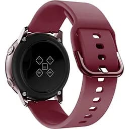 Ремешок для Samsung Galaxy Watch 4 Classic 46mm - тёмно-вишнёвый силикон размер L ширина крепления 20мм Watchbands One (W1-2WB50022334091)