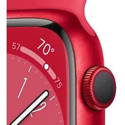 Смарт годинник Apple Watch Series 8 GPS 41mm RED Aluminum Case Band - M/L (MNUH3) Червоний - мініатюра 4