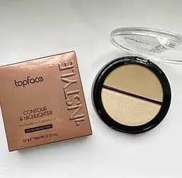 Контур-хайлайтер TopFace Instyle Contour & Highlighter PT262 відтінок 004 10 г - мініатюра 3