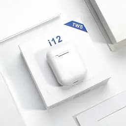 Бездротові сенсорні навушники i12 TWS - мініатюра 2