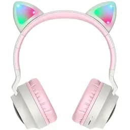 Наушники с кошачьими ушками Hoco W27 беспроводные с подсветкой