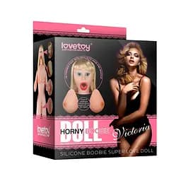 Секс-кукла LoveToy Silicone Boobie Super Love Doll 152 см блондинка