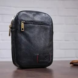 Чоловіча шкіряна сумка SHVIGEL 20х14,5х4 см sum0012787 - мініатюра 6