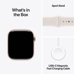 Смарт-годинник Apple Watch Series 11 GPS 46mm Rose Gold Aluminum Case with Light Blush Sport Band S/M (MEV64) [145287] - мініатюра 4