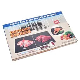 Дошка для розморожування продуктів Aluminium Defrost Board, 35.5х20.5 см, алюмінієва, чорна - мініатюра 6
