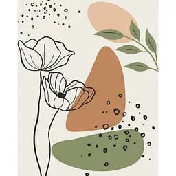 Картина за номерами "Щасливі квіти 3" 13066-AC 40х50 см