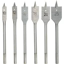 Набір перових свердл по дереву Vorel 10-25 мм 6 шт. (22500)