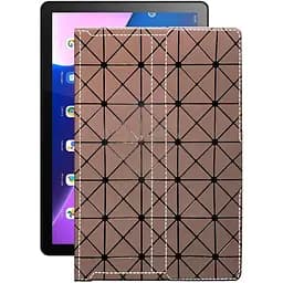 Чехол StatusCASE из экокожи для планшета Lenovo Tab M10 (3rd gen) Коричневый ромб