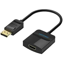 Переходник DisplayPort M to HDMI F 0.15m black Vention (HBGBB)