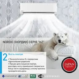 Кондиціонер Panasonic Nordic Deluxe CS-HZ35XKE/CU-HZ35XKE - мініатюра 4