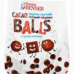 Завтрак Doctor Benner Cacao Balls со вкусом шоколада 400 г