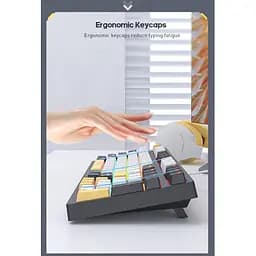 Клавиатура механическая игровая с подсветкой iMICE GK-500 USB Wired Type-C, Eng/Укр/Рус, Black - мініатюра 10