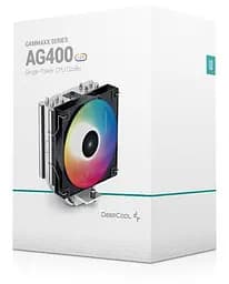 Кулер для процесора Deepcool AG400 LED Black, алюміній, 1x120 мм, для Intel 115x/1200/1700/775, AMD AMx/FMx - мініатюра 6