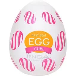 Мастурбатор яйце Tenga Egg Wonder Curl білий