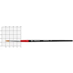 Кисть синтетика круглая 111 №2 короткая ручка Rosa Studio [CD]