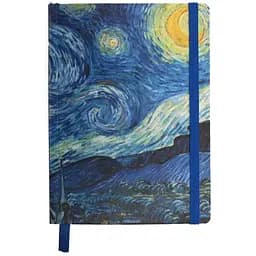 Дневник-мотиватор Kiri sketch Ван Гог Звездная ночь 21202-KR недатированный в книжном переплете (73495)