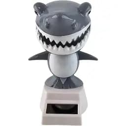 Игрушка на солнечной батарее Веселая Акула Flip Flap 10.5х6х6 см Серая