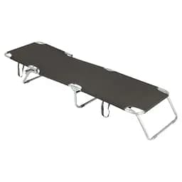 Ліжко розкладне Bo-Camp Sun Lounger 3 Positions Anthracite (1304480) - мініатюра 3
