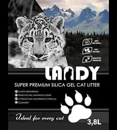 Landy Силикагелевый наполнитель для котячего туалета 1-8 мм (3.8 л)