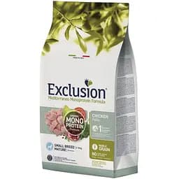 Корм Exclusion Mature Chicken Small Breed для літніх собак малих порід з надмірною вагою та зниженою активністю або стерилізованих з куркою 2 кг