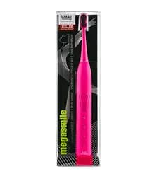 Звуковая гидроактивная зубная щетка Black Whitening II Shocking Pink (розовая) Megasmile