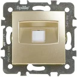 Розетка комп'ютерна Brille RB-1PC (42-022)