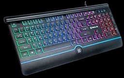 Клавіатура REAL-EL Comfort 8000 Backlit Ukr RGB Black (EL123100033) - мініатюра 1