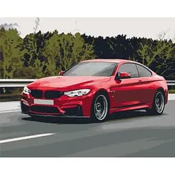 Картина за номерами "Спортивна машина" BS52619, 40x50 см