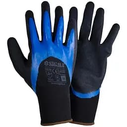 Рукавички трикотажні Sigma з подвійним нітриловим покриттям 9443681