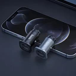 Автомобільний зарядний пристрій Hoco NZ4 Car Charger 2USB 24W (Black) [69322] - мініатюра 3