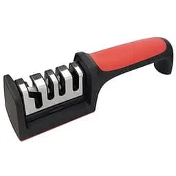 Точилка Sharpener YD-168, ручна, для ножів та ножиць, чорна, ABS-пластик, 19×5×6 см