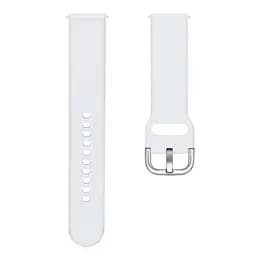 Силіконовий ремінець Watchbands білий для Samsung Galaxy Watch 3 41mm - розмір L (WB0021NORMALWHITEG3) - мініатюра 2