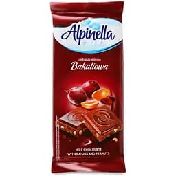 Шоколад Alpinella Bakaliowa молочный 90 г