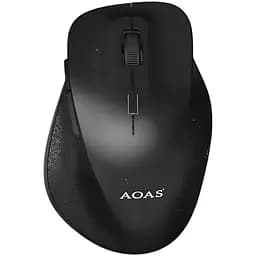 Миша безпровідна AOAS B-1009 чорна/червона /BT5.2/2.4Ghz/1600dpi/