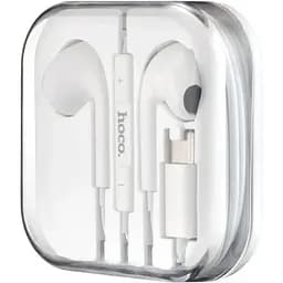 Навушники Hoco M101 Max Crystal grace Type-C wire-controled digital earphones with microphone білі