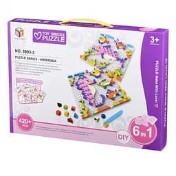 Пазл-мозаика Same Toy Colourful designs Подводный мир, 420 элементов (5993-3Ut)