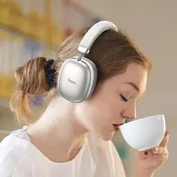 Bluetooth навушники Гарнітура Hoco W35 сріблясті - мініатюра 3