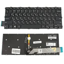 Клавіатура для ноутбука DELL (Inspiron: 5480, 5488, 5481, 5482) rus, black, без фрейма, підсвічування клавіш(оригінал)