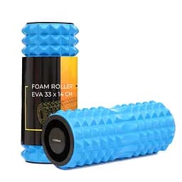 Массажный ролик Cornix EVA 33 x 14 см (валик, роллер) XR-0340 Blue