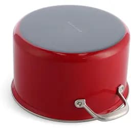 Каструля KitchenAid Steel Core з кришкою 24 см 6 л червона (CC003270-001) - мініатюра 2