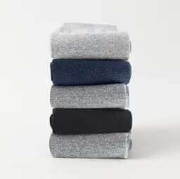 Набор носков высокие однотонные классические бесшовные, дышащие качественные ORGANIC cotton носки JILL ANTONY 5, 42-43, Микс