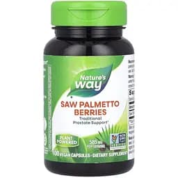 Ягоди пальметто Nature's Way Saw Palmetto Berries, 100 вегакапсул для підтримки передміхурової залози