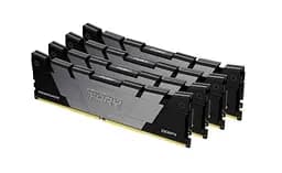Пам'ять для настільних комп'ютерів Kingston FURY 64 GB (4x16GB) DDR4 3600 MHz Renegade Black (KF436C16RB12K4/64)